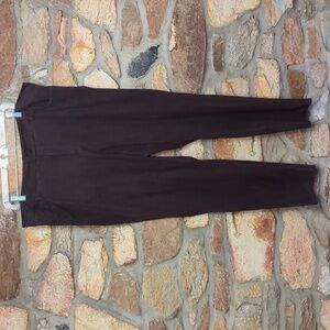 NYDJ Brown Faux Suede Skinny Pants